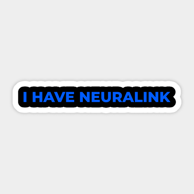 Neuralink Sticker by GraphicDesigner